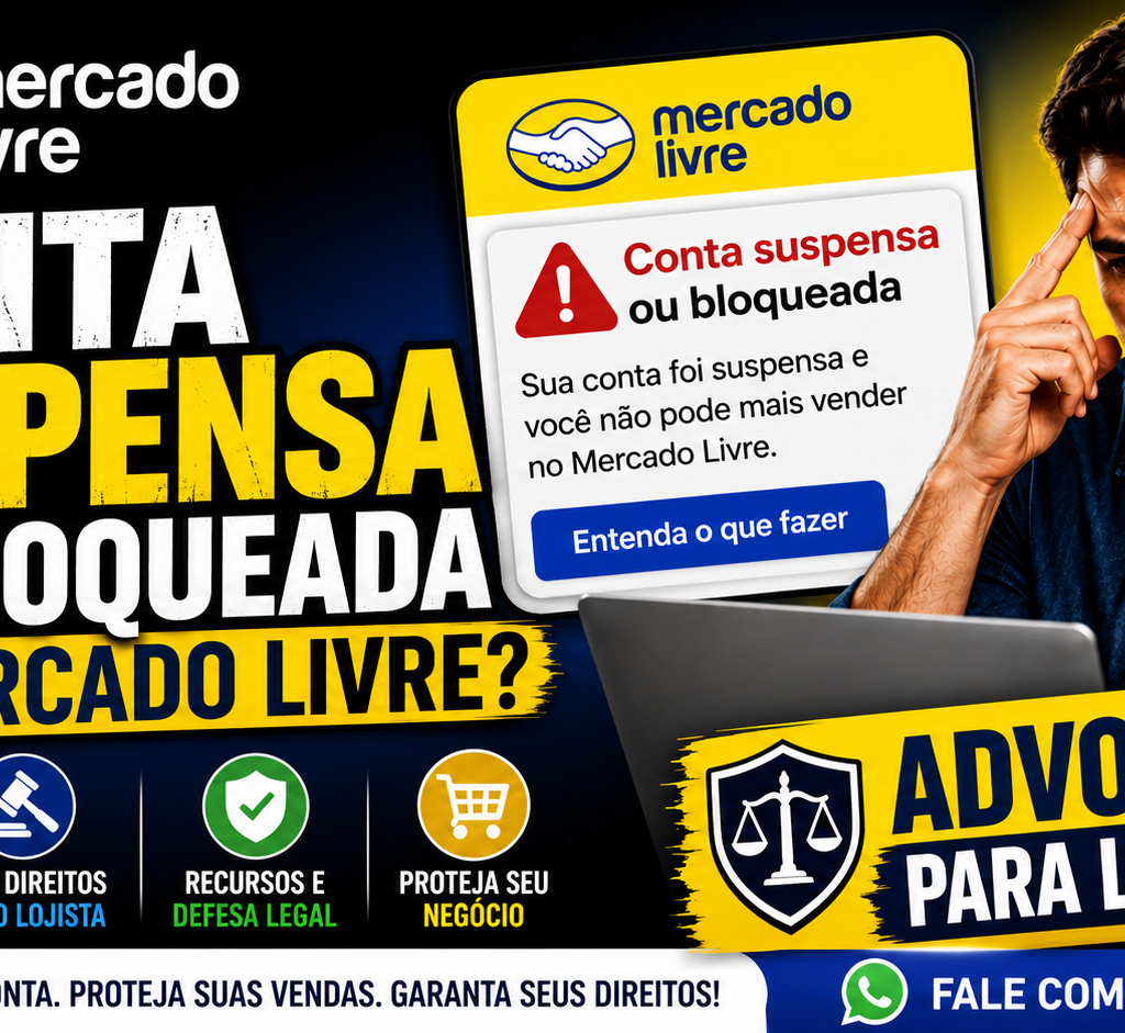 Entenda situações envolvendo conta suspensa no Mercado Livre, retenção de saldo e bloqueios de vendedores na plataforma.