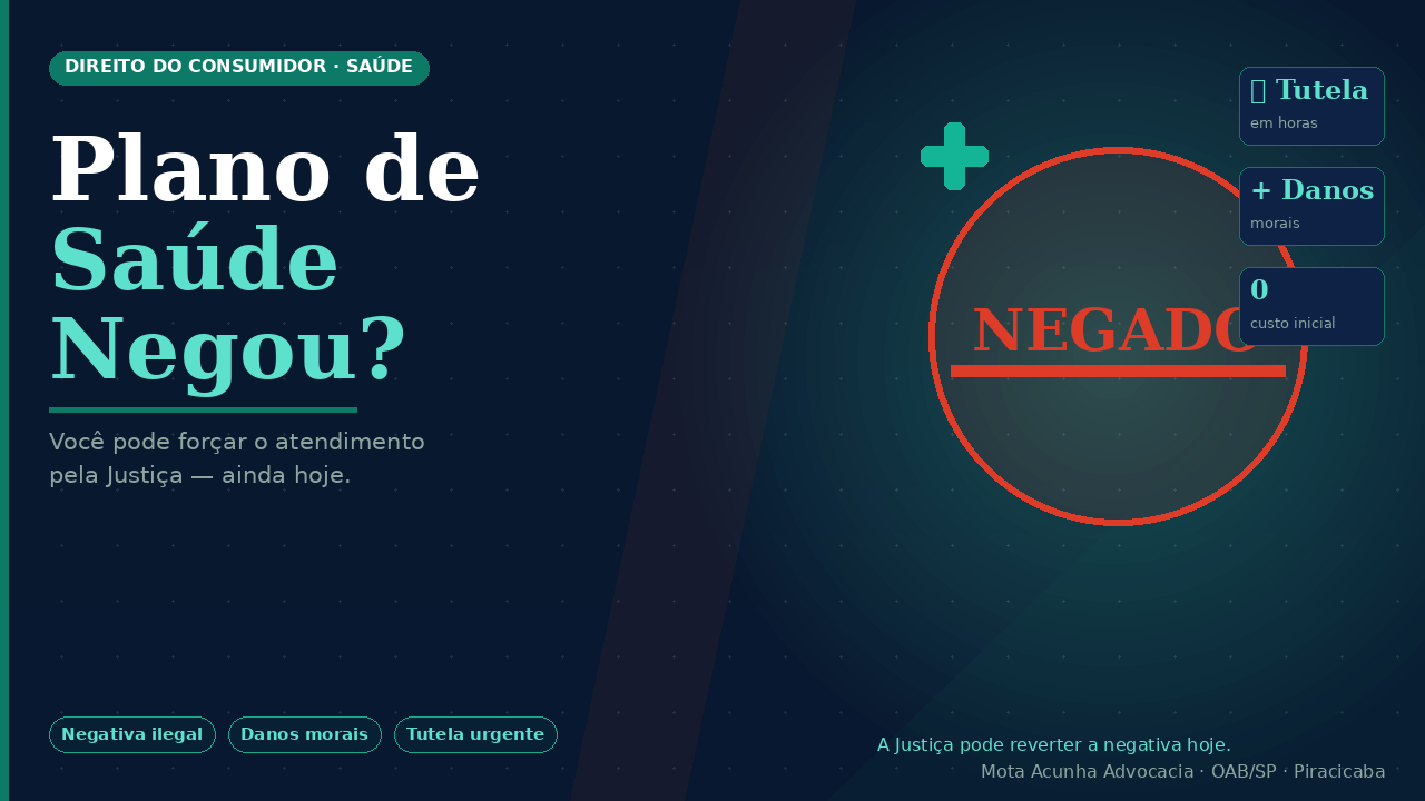 advogado contra plano de saúde Piracicaba