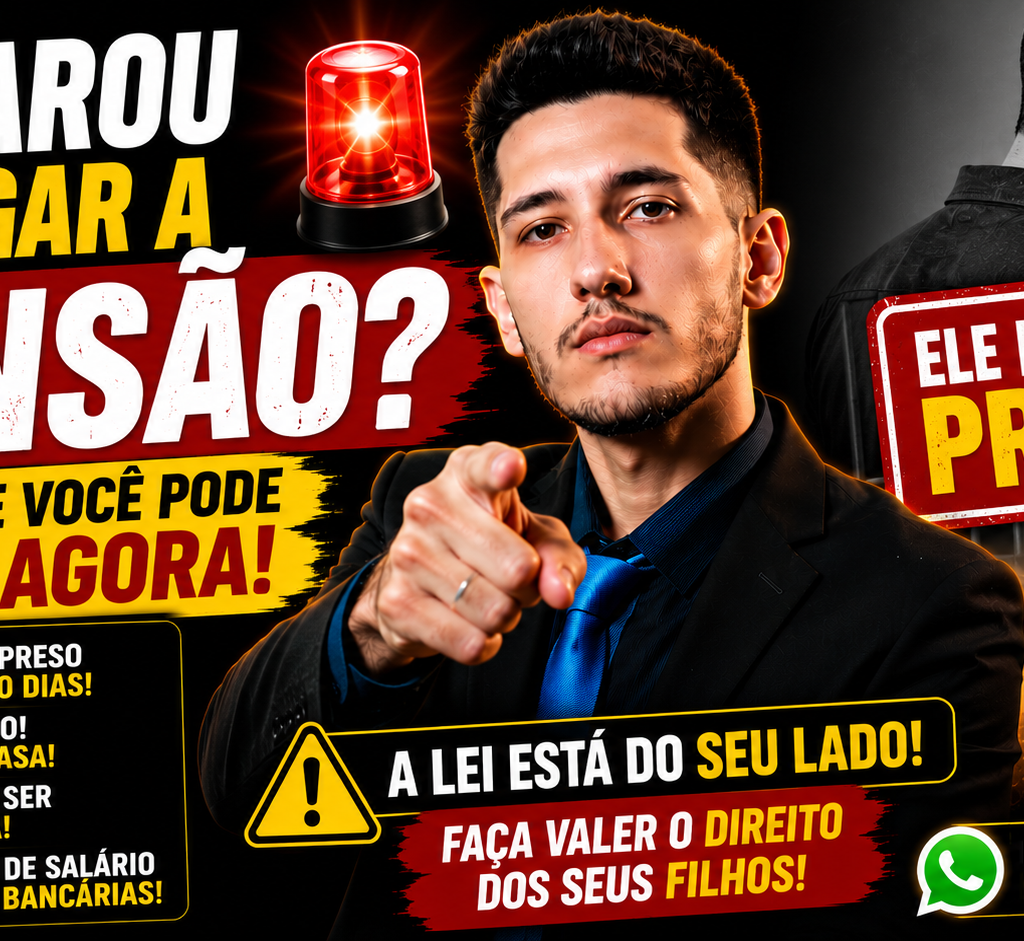 pai parou de pagar pensão alimentícia